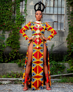 African Warrior Dress